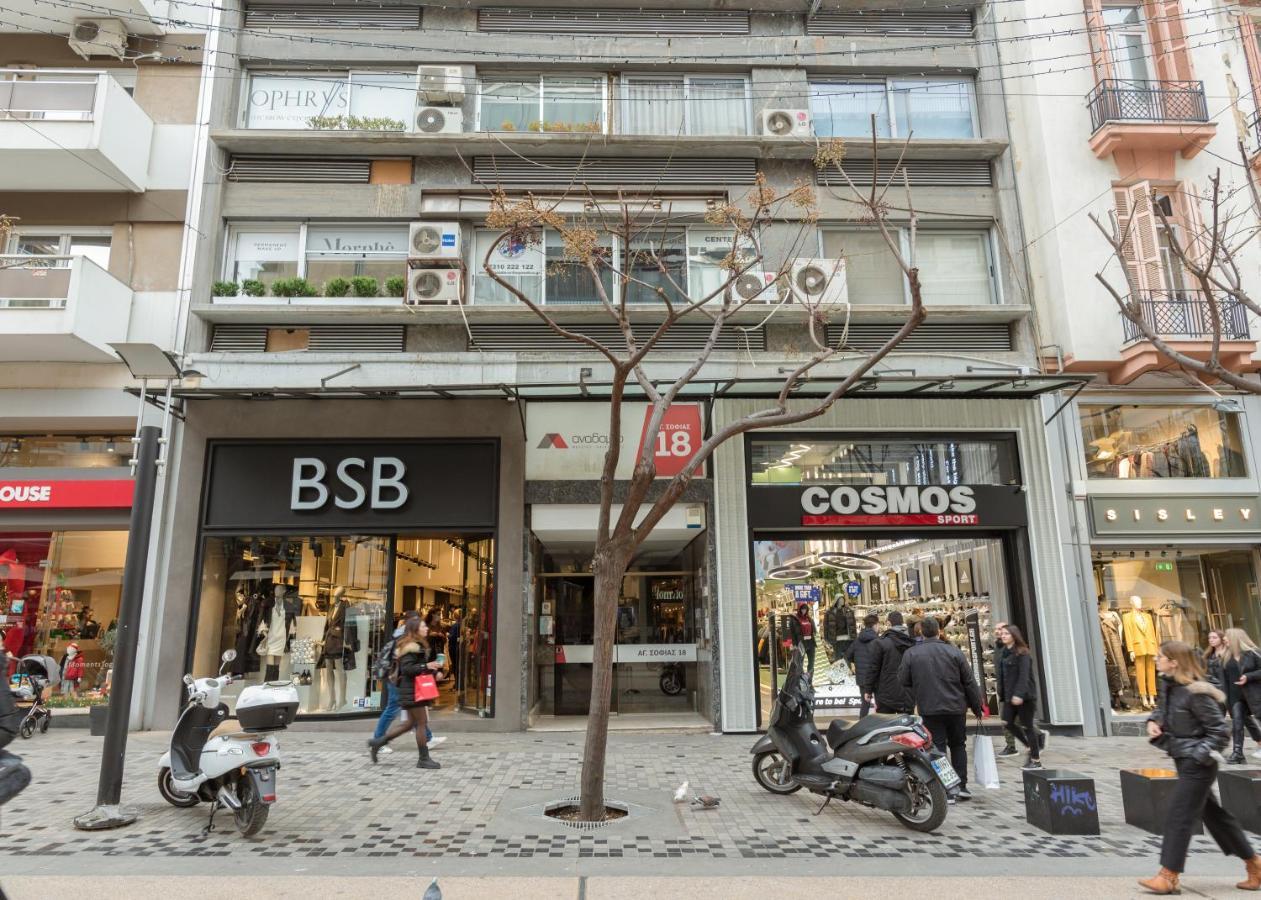 Ag.Sofias Pedestrian Area Luxury Ap. & Big Balcony Lejlighed Thessaloníki Eksteriør billede